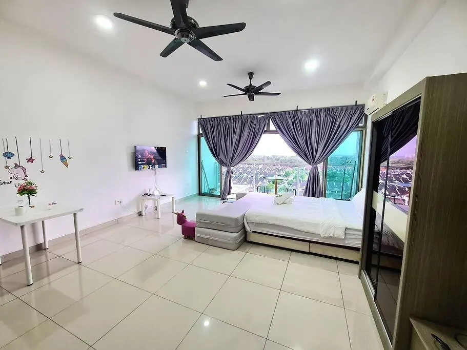 Warm Studio Balcony City View Palazio Apartment Mount Austin By Gdragon Homestay Johor Bahru 0*,
